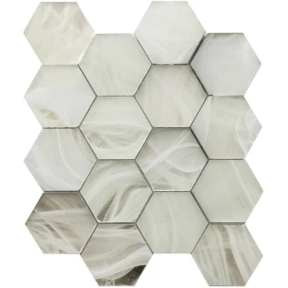 Cloud 9 - Silver White Hex