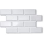 Contour Beveled - Glossy White