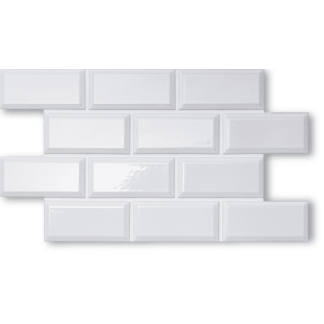 Contour Beveled - Glossy White