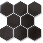 Contour Hexagon - Charcoal