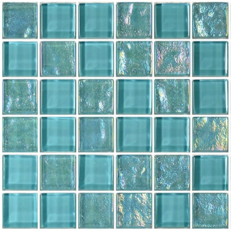 Blue Turquoise Square Tile Beads | Hackberry Creek