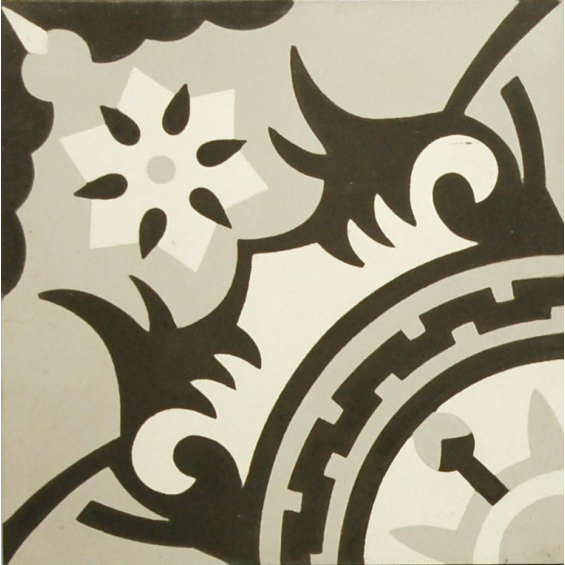 Patterned Tiles: Porcelain and Encaustic Cement