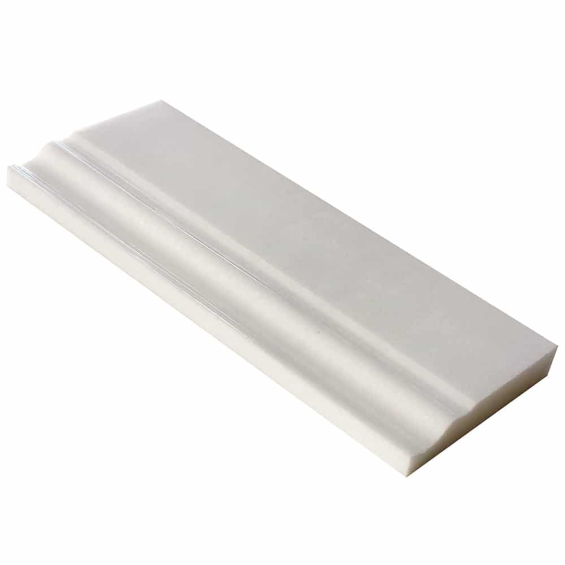 Thassos White - Baseboard Trim Honed-B