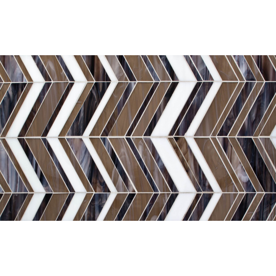 Website images for product lines for glass tile manufacturer Oceanside Glasstile.