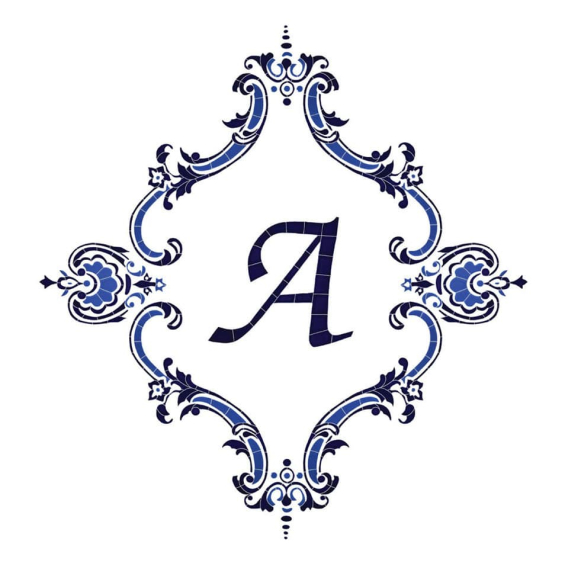 Medallion-Personalized-Monogram-Blue