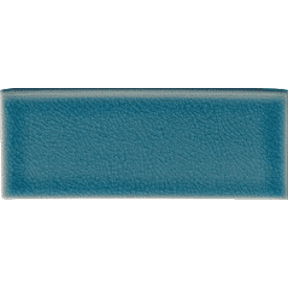 Tilt - Peacock Blue Crackle Bullnose Long