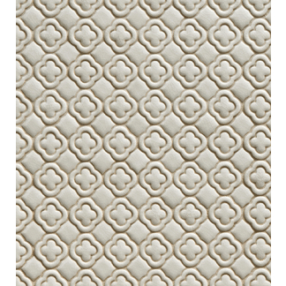 Tilt - White Crackle Clover Mosaic
