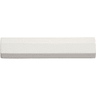 Tilt - White Matte Crackle Facet Quarter Round
