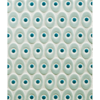 Tilt - Blue Note Blend Crackle Alexander Oval Mosaic