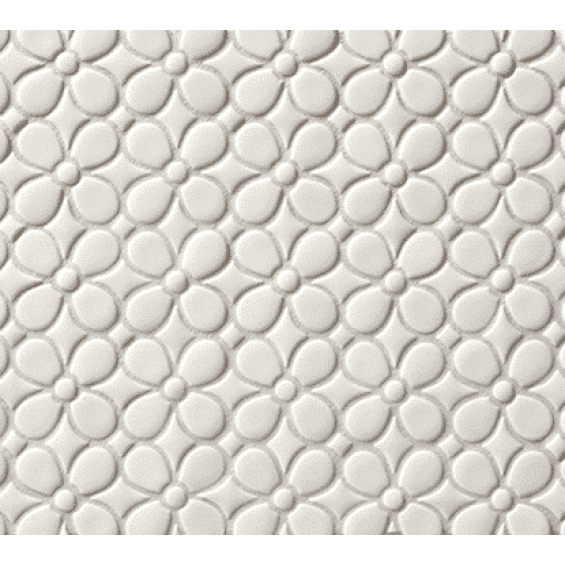 Tilt - White Gloss Crackle Daisy Mosaic