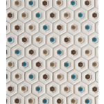 Tilt - Candy Blend Crackle David Hexagon Mosaic