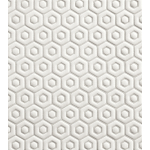 Tilt - White Matte Crackle David Hexagon Mosaic