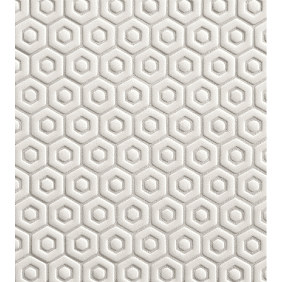 Tilt - White Gloss Crackle David Hexagon Mosaic