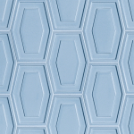 Studio Moderne - Moonstone Gloss Crackle Montclair Relief Deco
