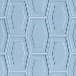 Studio Moderne - Moonstone Gloss Crackle Montclair Relief Deco