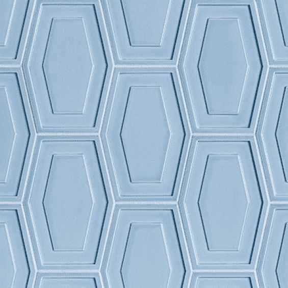 Studio Moderne - Moonstone Gloss Crackle Montclair Relief Deco
