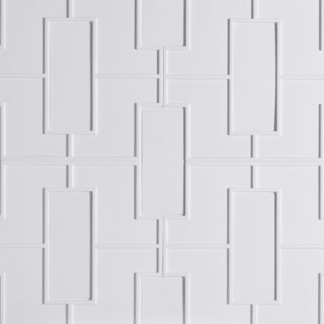Studio Moderne - Plaster Gloss Crackle Fretwork Pattern Interlocking Field