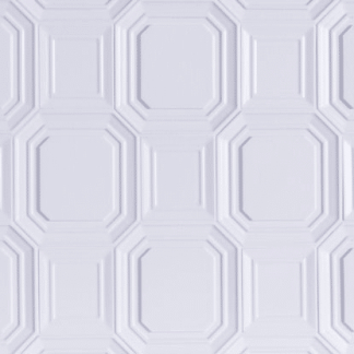 Studio Moderne - Ecru Gloss Crackle Marquis Pattern Rectangle