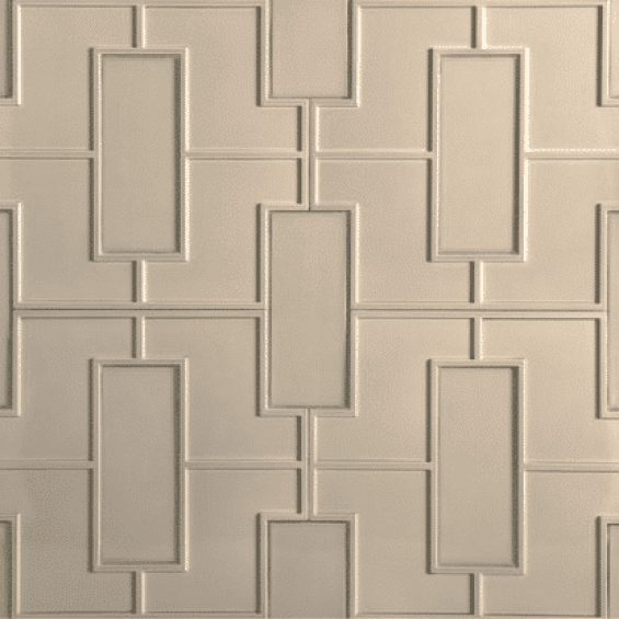 Studio Moderne - Mica Gloss Crackle Fretwork Pattern Interlocking Field