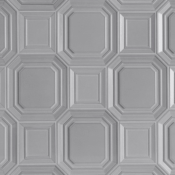 Studio Moderne - Sterling Gloss Crackle Marquis Pattern Octagon