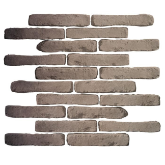 Arto Brick - Bastogne Antik Gray 1" x 10"