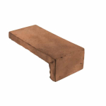 Arto Brick - Smooth Short Side Corner Dark Limestone 4" x 8"