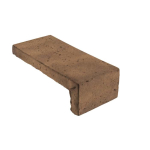 Arto Brick - Smooth Short Side Corner Tuscan Mustard Travertine 4" x 8"
