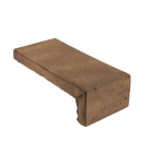 Arto Brick - Smooth Short Side Corner Tuscan Mustard Luna 4" x 8"