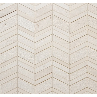 Walker Zanger - Shift - Chevron Mosaic Cream