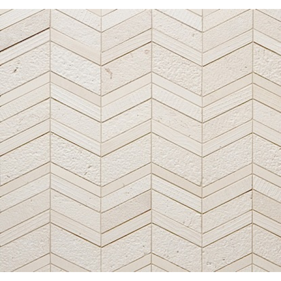 Walker Zanger - Shift - Chevron Mosaic Cream