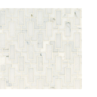 Walker Zanger - Studio Moderne™ - Calacata Fretwork Mosaic