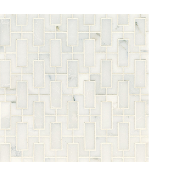 Walker Zanger - Studio Moderne™ - Calacata Fretwork Mosaic