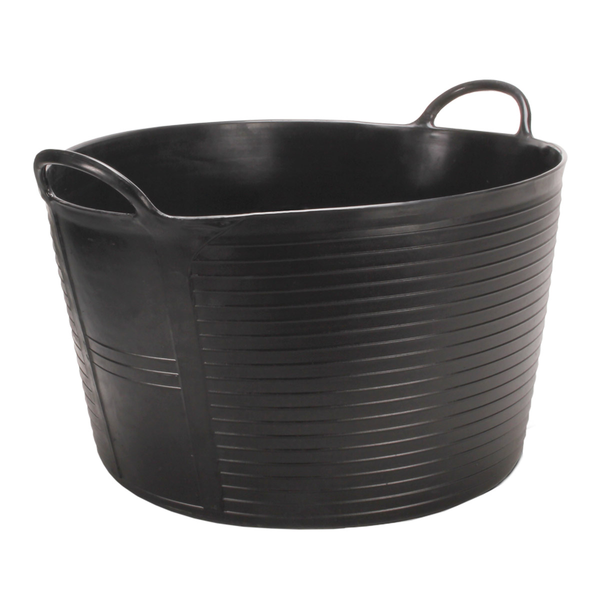 3 PACK BLACK RUBBER BUILDERS BUCKET 3 GALLON 14L 14 LITRES WITH METAL HANDLE 
