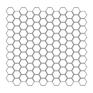 1" Hexagon R