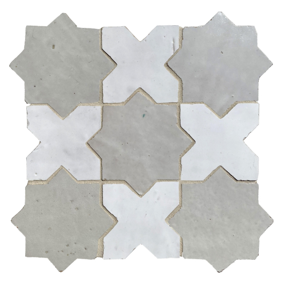 Zellige star _ cross perlato _ Perlato star _ Blanco cross copy