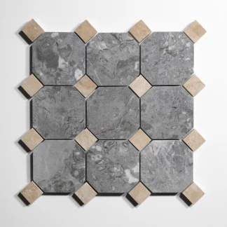 Sage Gray 4" Octagon