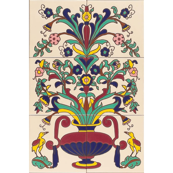 12x18 Blue Vase Mural_default