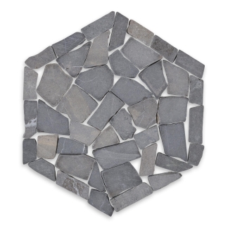 Hexagon Pebble Mosaics - Ratri