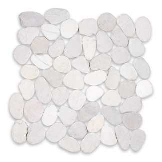 Sliced Flat Pebble Mosaics - Wakaari