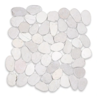 Sliced Flat Pebble Mosaics - Wakaari