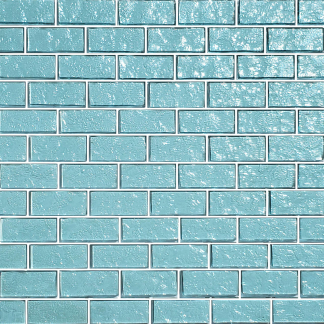 Galaxy – Aquamarine 1x2 Mosaic Glass Tile