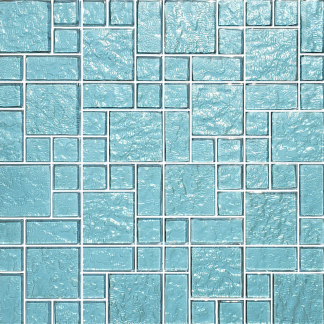 Galaxy – Aquamarine Modular Mosaic Glass Tile
