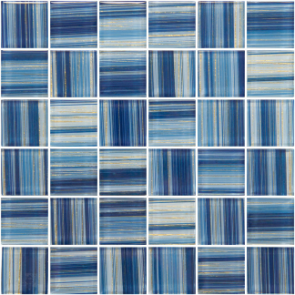 Renaissance - Royal Gold 2x2 Mosaic Glass Tile